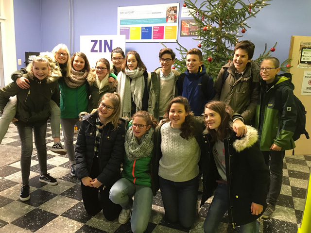 Leerlingen 2Aa laatste schooldag Sint-Lutgart 2017