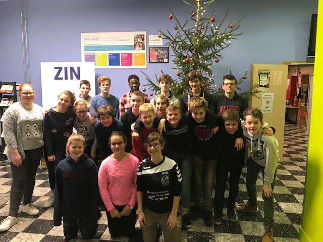 Leerlingen 2Ac laatste schooldag Sint-Lutgart 2017