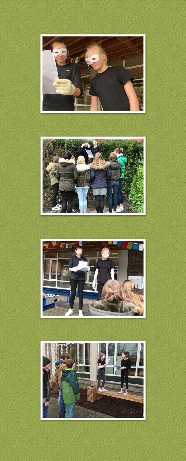 Collage Gedichtendag Middenschool Beernem